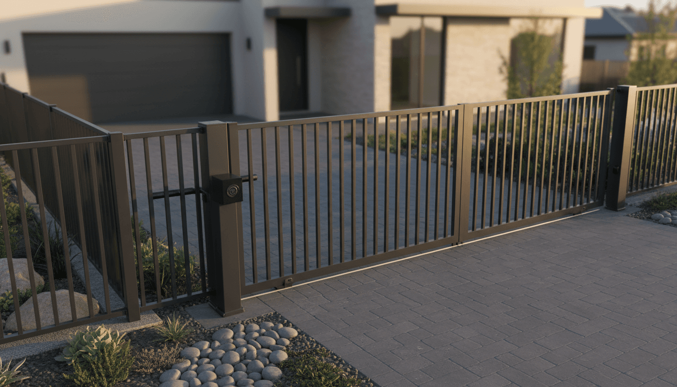 Modern fence and gate design