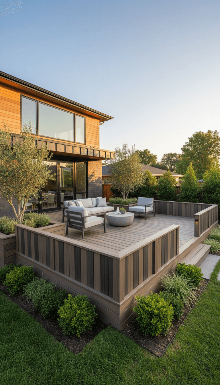 Custom deck and fence installation by RESTOREPRO CONSTRUCTION